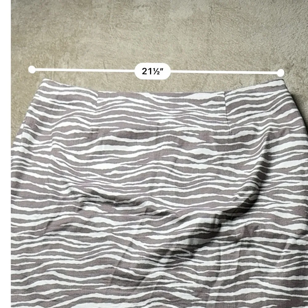 Loft Womens Size 14  Zebra Print A-Line Mini Skirt Indie Sleeze Office Siren